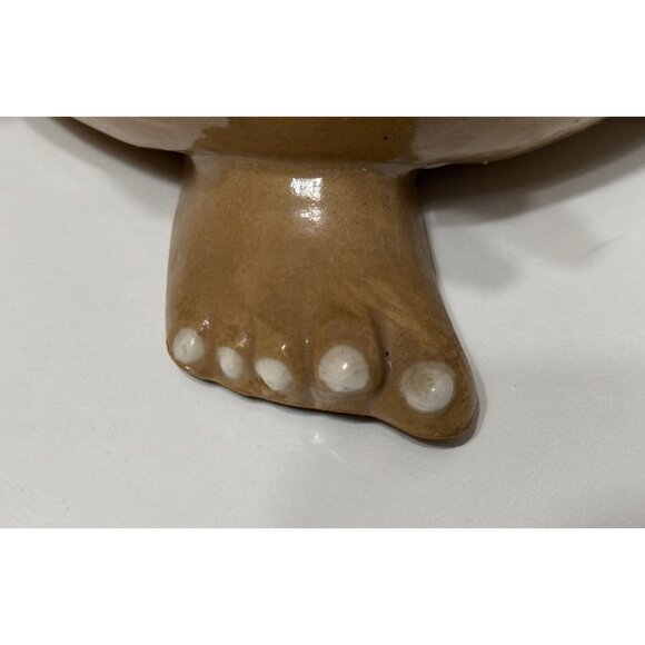 Vintage Stoneware Figurine Spaghetti Hair Planter (?) From Ireland Unique - Picture 11 of 11